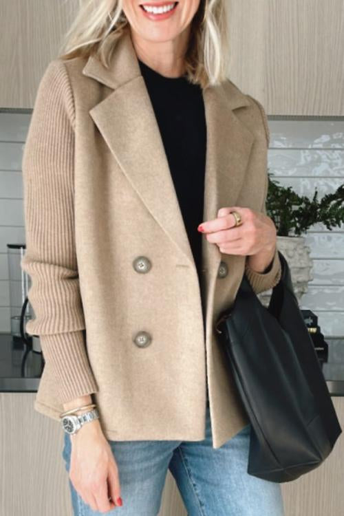 Alesia Stylish Casual Button Blazer - Elena Harper