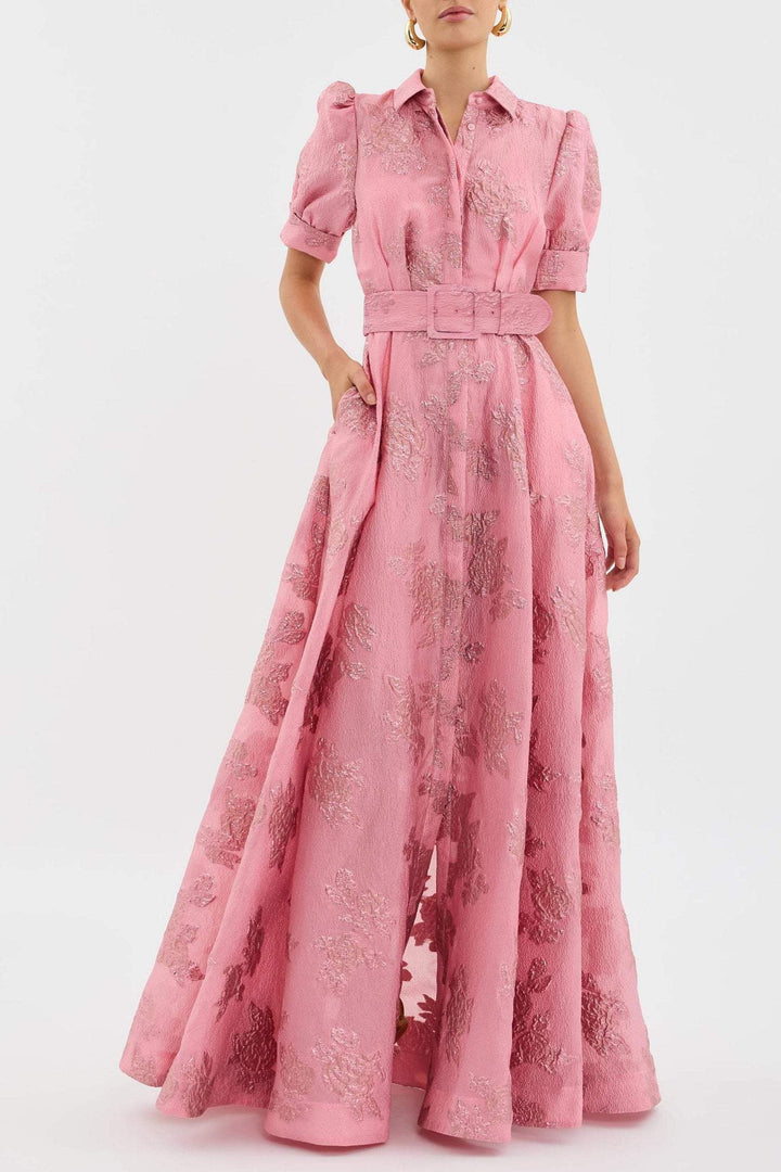 Camilla Elegant Bloom Maxi Dress - Elena Harper