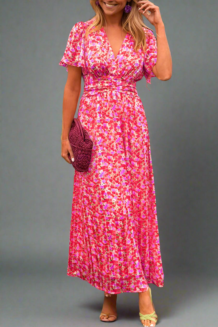Hildegard Romantic Maxi Dress with Floral Pattern and Lightweight Feel - Elena Harper