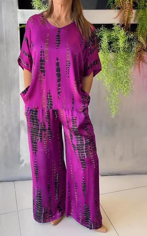 Marie - Casual Printed Set