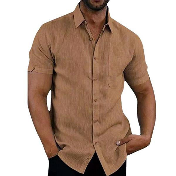 ELENA HARPER™  |  MEN'S LINEN BLEND SHIRT