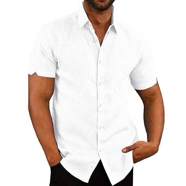ELENA HARPER™  |  MEN'S LINEN BLEND SHIRT