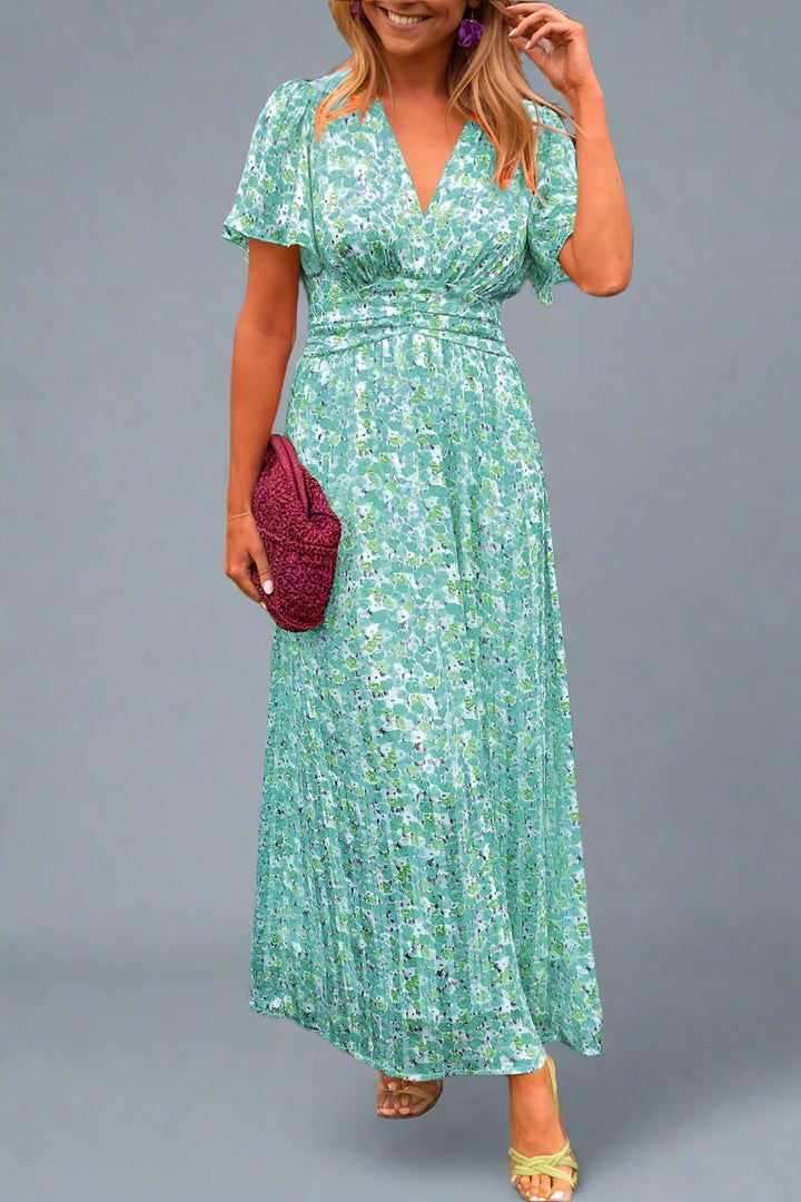 Hildegard Romantic Maxi Dress with Floral Pattern and Lightweight Feel - Elena Harper