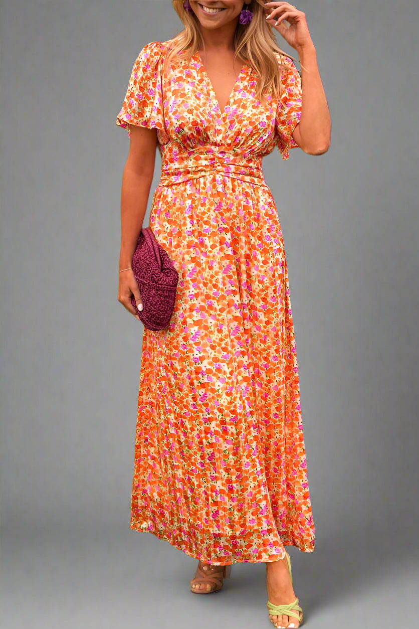Hildegard Romantic Maxi Dress with Floral Pattern and Lightweight Feel - Elena Harper