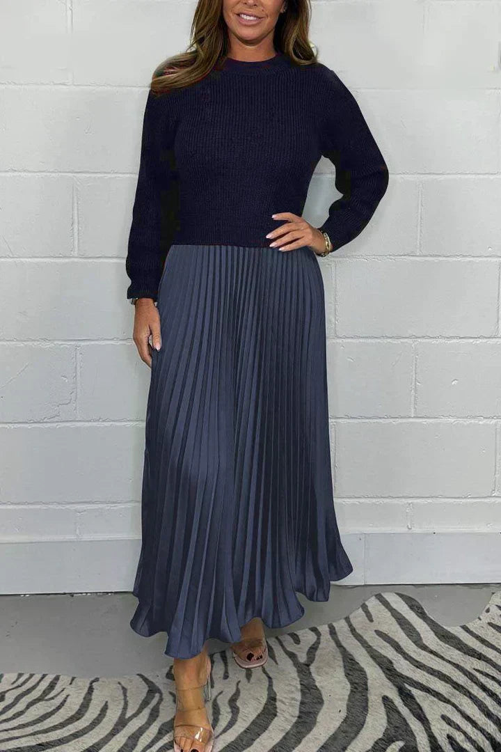 Claire | Elegant 2-in-1 Sweater Dress