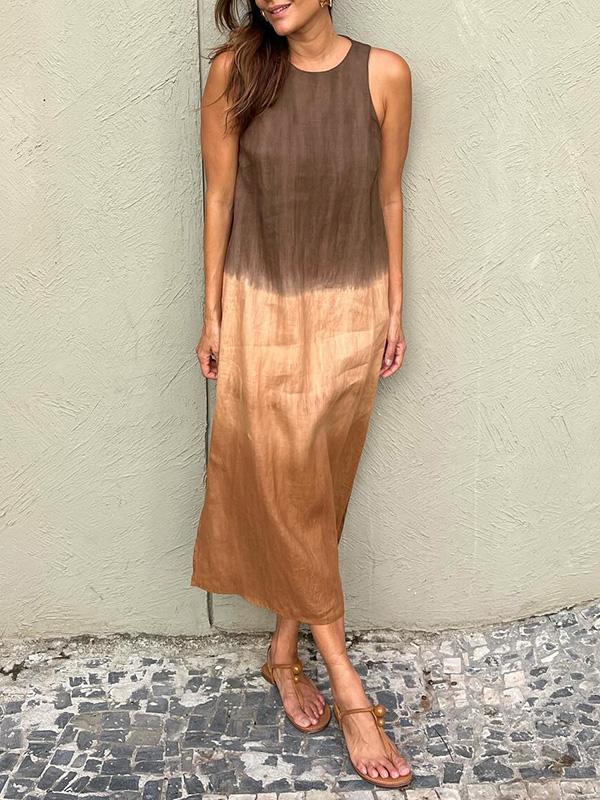 Lysette - Stylish Print Maxi Dress