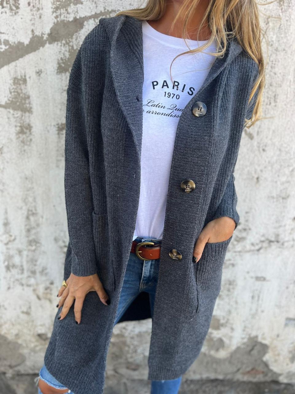 Ursule – Elegant Long Cardigan