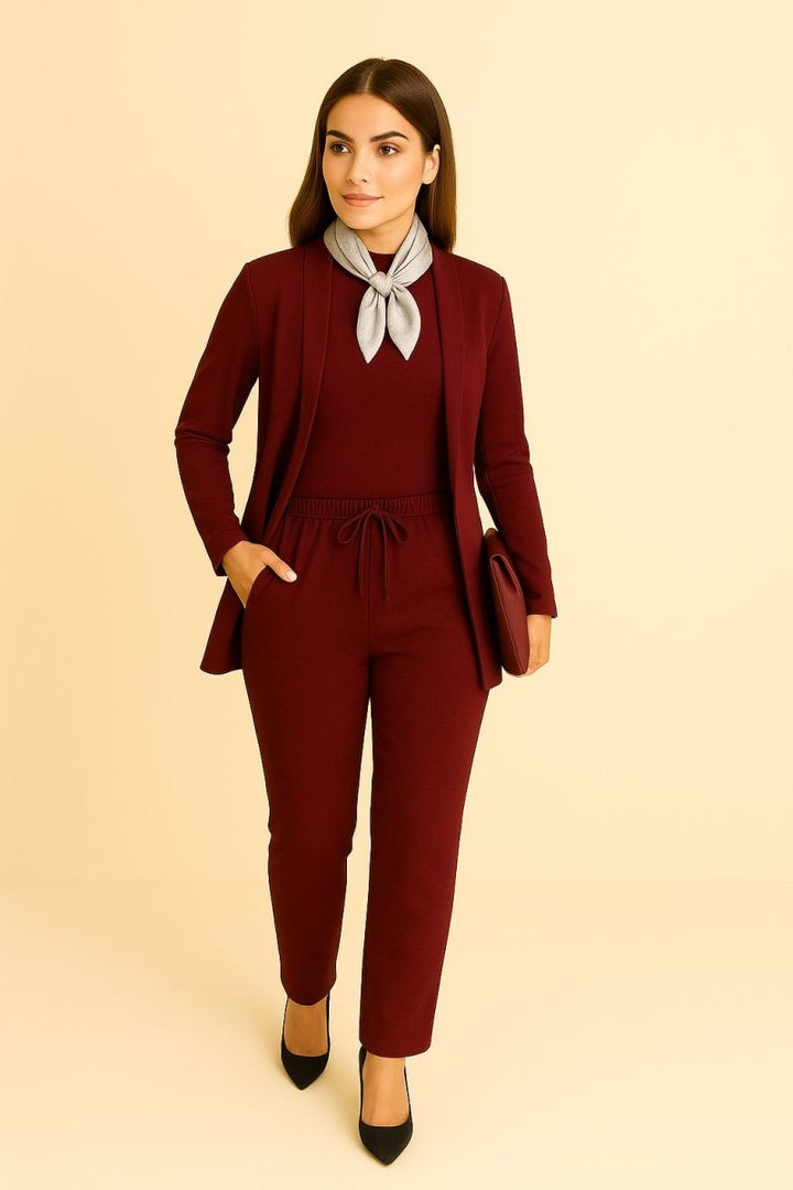 Judy Cardigan, Top & Pants Set