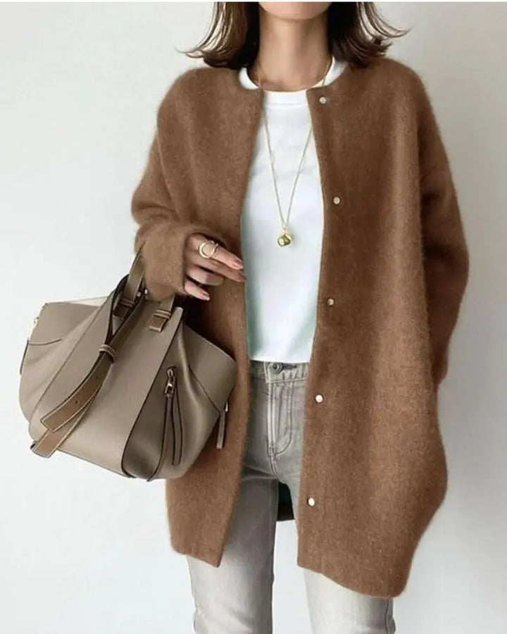 Camille - Elegant Long Oversized Cardigan