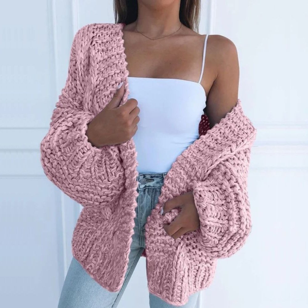 Eleanor - Chunky Knit Relaxed Cardigan