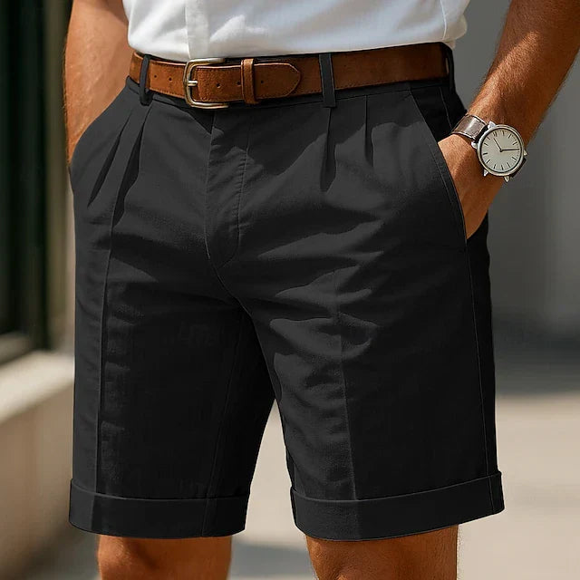 LAURENT MONACO | PLEATED SUMMER SHORTS FOR MEN