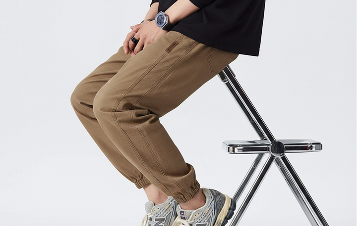 Men’s Cotton Stretch Pants Crawleigh, view 2 - Elena Harper
