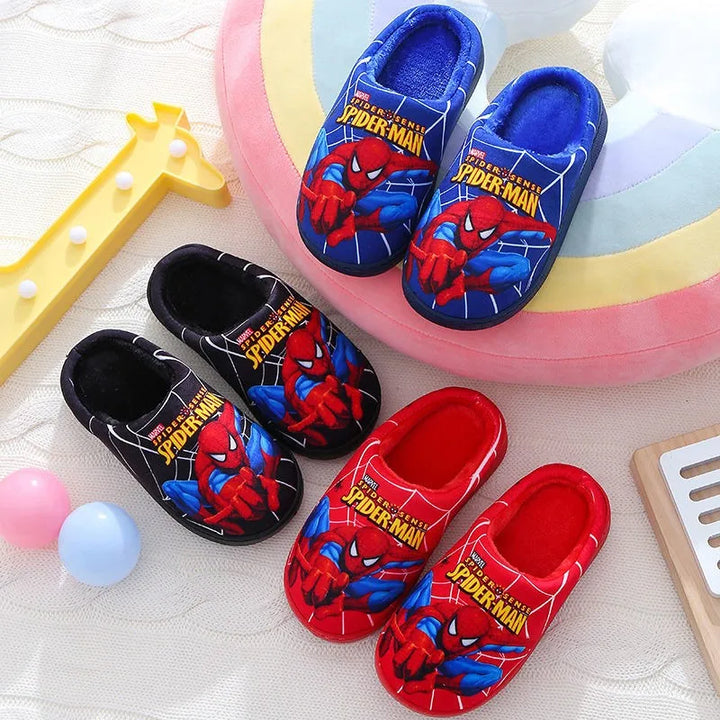 Kids Spider-Man Cozy Indoor Slippers for Boys & Girls