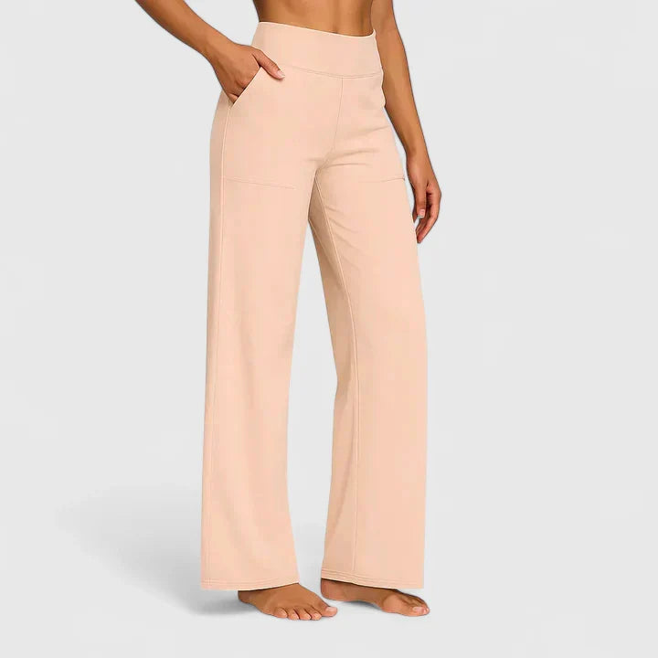 Nadine | Women's Wide Lounge Pants with Stretch Waistband