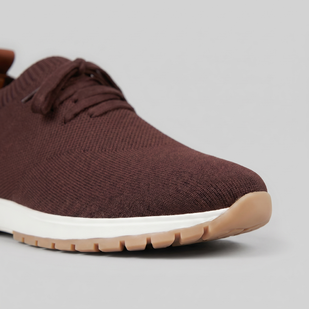 Knit Sock Lace-Up Trainers Men Casual