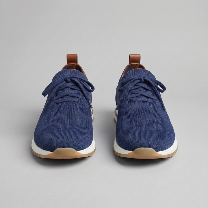 Knit Sock Lace-Up Trainers Men Casual