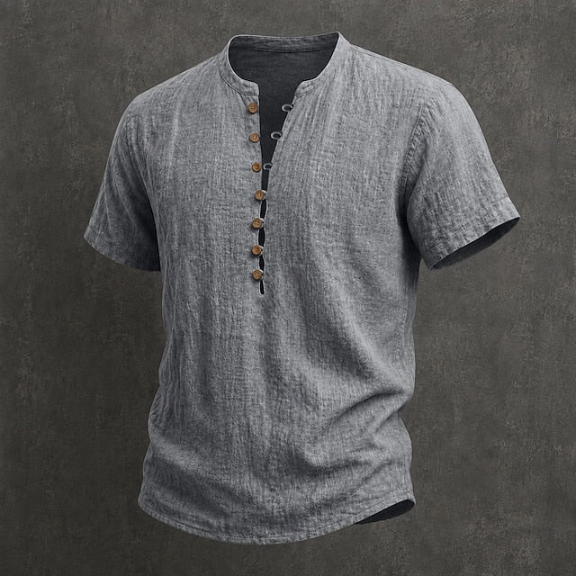 ELENA HARPER™  |  MEN'S SUMMER BUTTON-UP SHIRT
