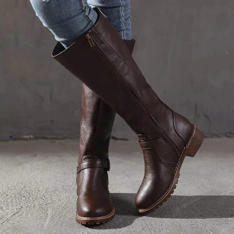 Boots with Block Heel for Women