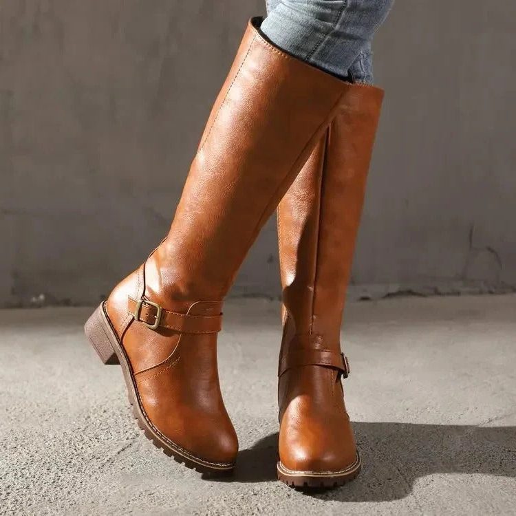 Boots with Block Heel for Women