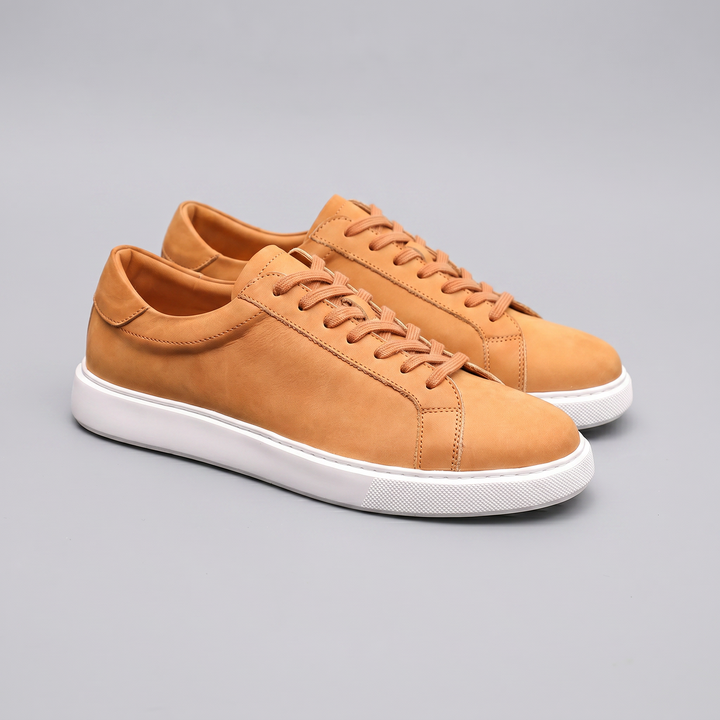 Gray Suede Casual Sneakers for Men