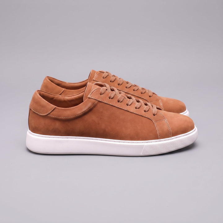 Gray Suede Casual Sneakers for Men