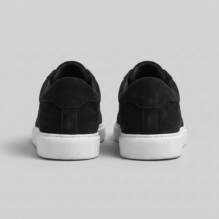 Gray Suede Casual Sneakers for Men