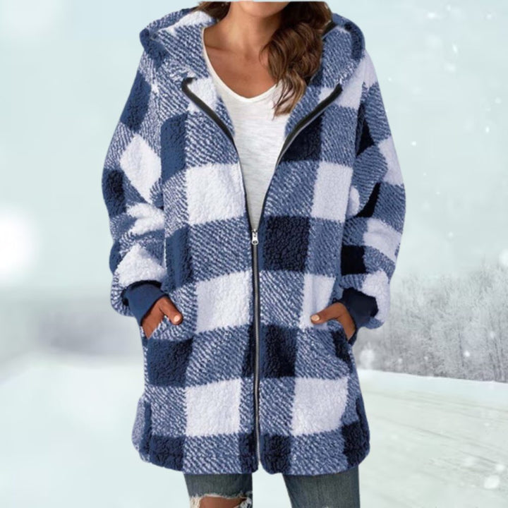 Plaid Long Cardigan for Women