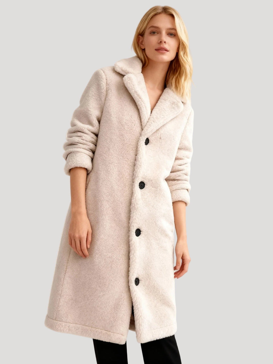 Oversized Long Trench Coat for Women