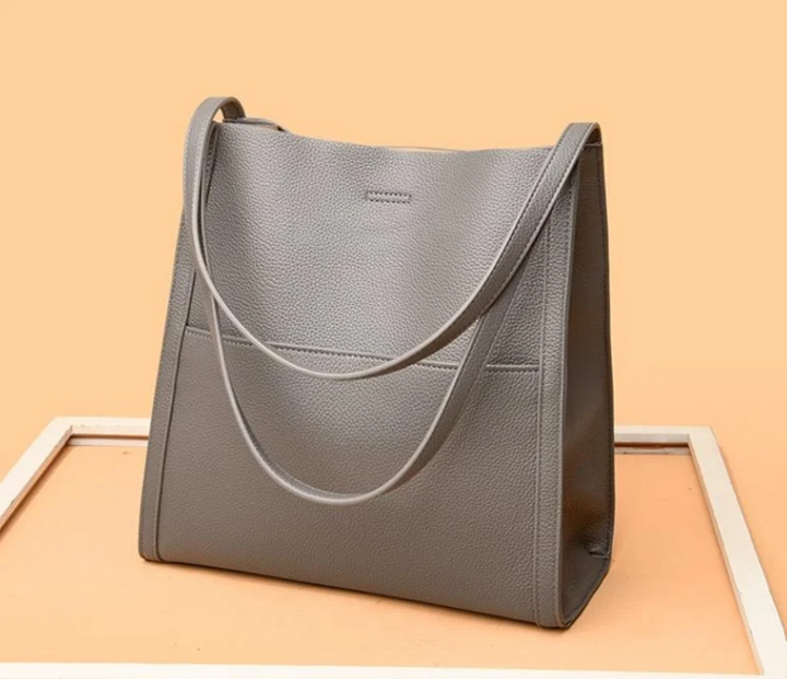 Leather Shoulder Bag for Women Tote Organizer Casual