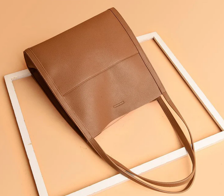 Leather Shoulder Bag for Women Tote Organizer Casual