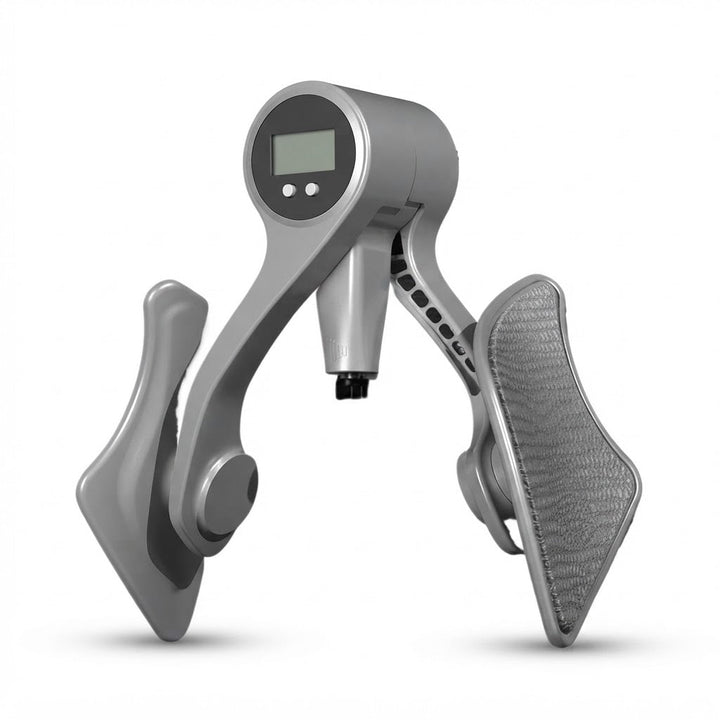 Leg And Pelvic Floor Trainer With Adjustable Resistance And Rep Counter