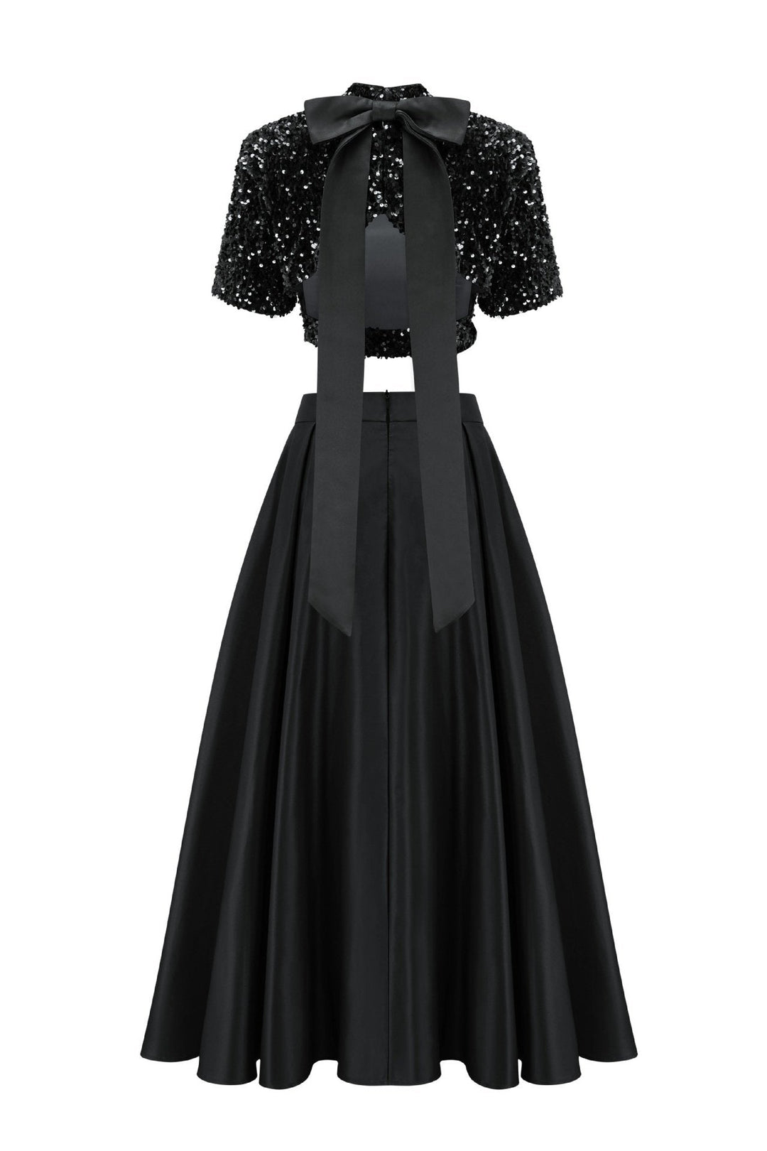 Layla Bow Tie Sequin Slit Set