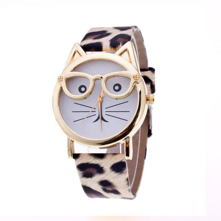Schattig kattenhorloge