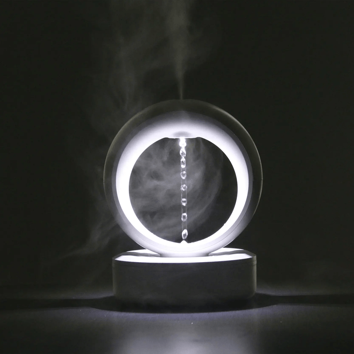 Levitating Water Droplet Ultrasonic Humidifier with LED Light