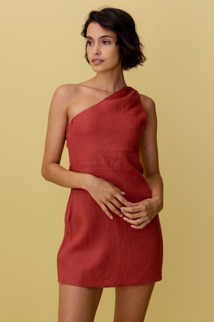 Selina - One-Shoulder Maxi Dress