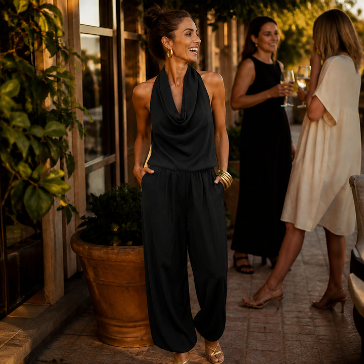 Draplyn The 2-Piece Halter That Skims, Not Swallows - Elena Harper