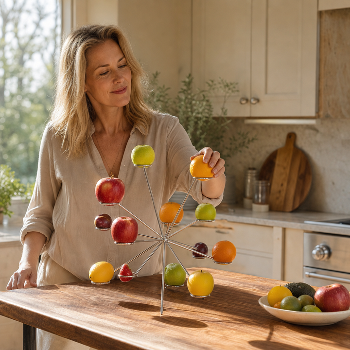 Aerelle Radial Prong Floating Fruit Display Stand - Elena Harper