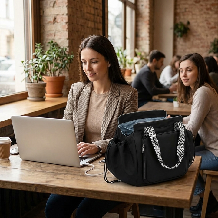 Carrova Organized Everyday Tote with Backpack Straps - Elena Harper