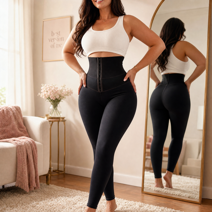 Cinchley Women's High-Waist Corset Leggings - Elena Harper