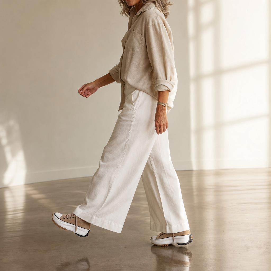 Bettina Platform Lace-Up Sneakers - Elena Harper