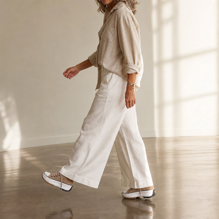 Bettina Platform Lace-Up Sneakers - Elena Harper