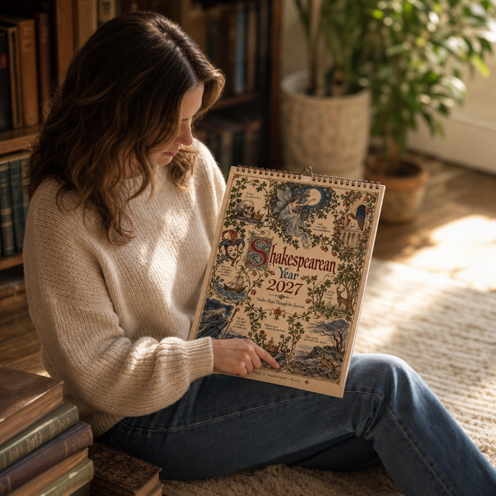 Bardwell A Shakespearean Year Illustrated Wall Calendar - Elena Harper