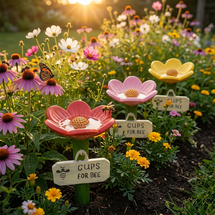 Bloomsip Flower Shaped Bee Watering Station - Elena Harper