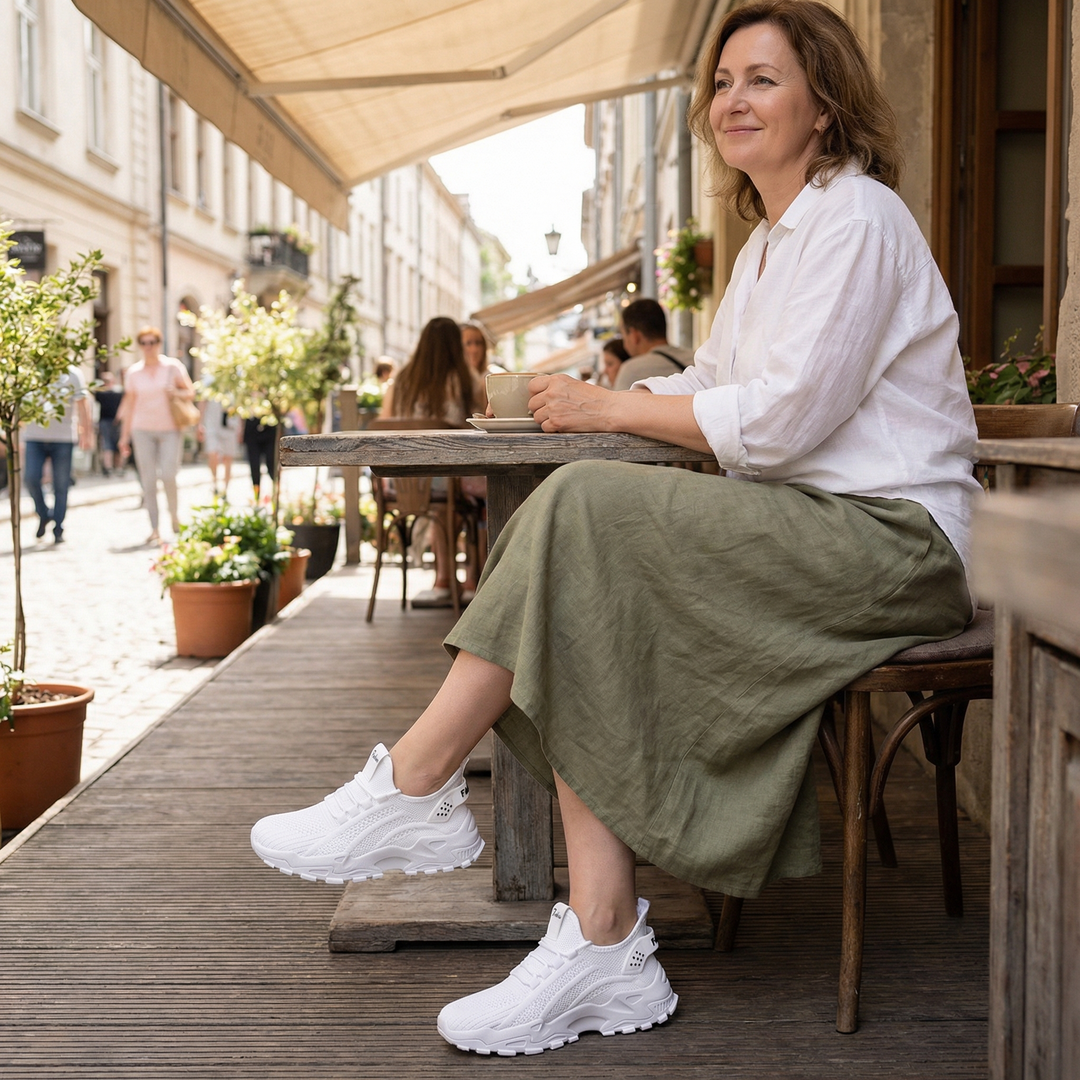 Airessa Breathable Mesh Sneakers for All Day Comfort - Elena Harper