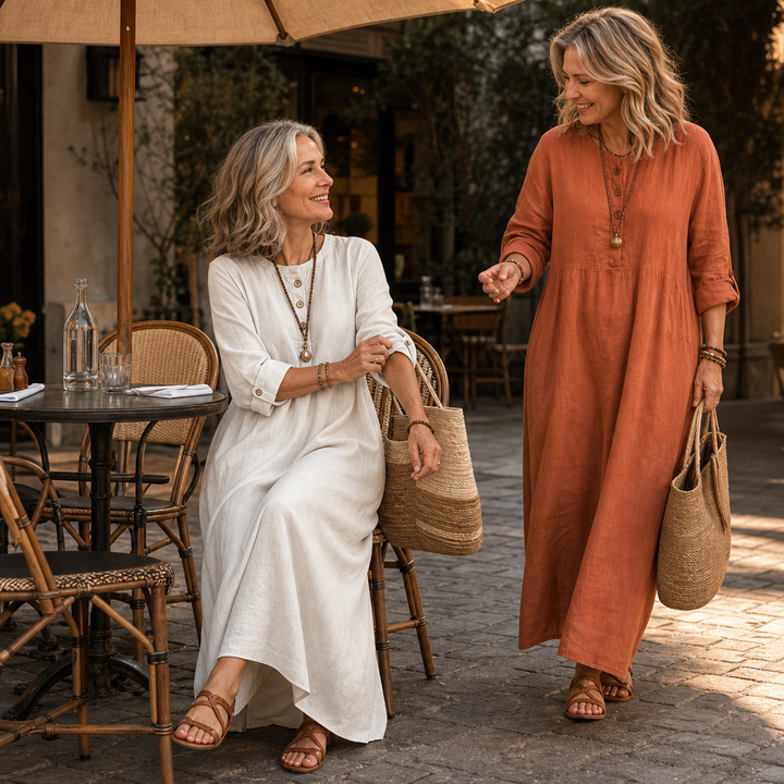 Daylora Pocketed Maxi Dress - Elena Harper