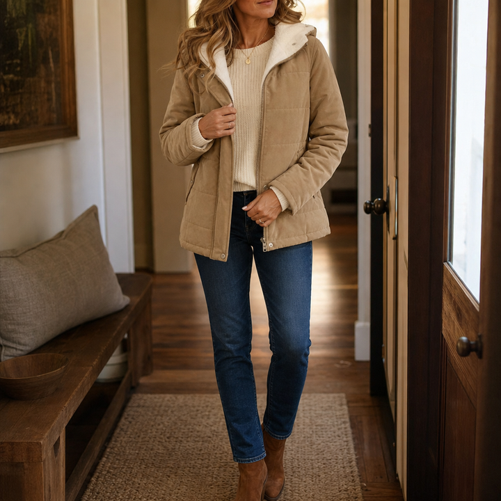 Coldbourne Thickened Hooded Puffer Jacket - Elena Harper