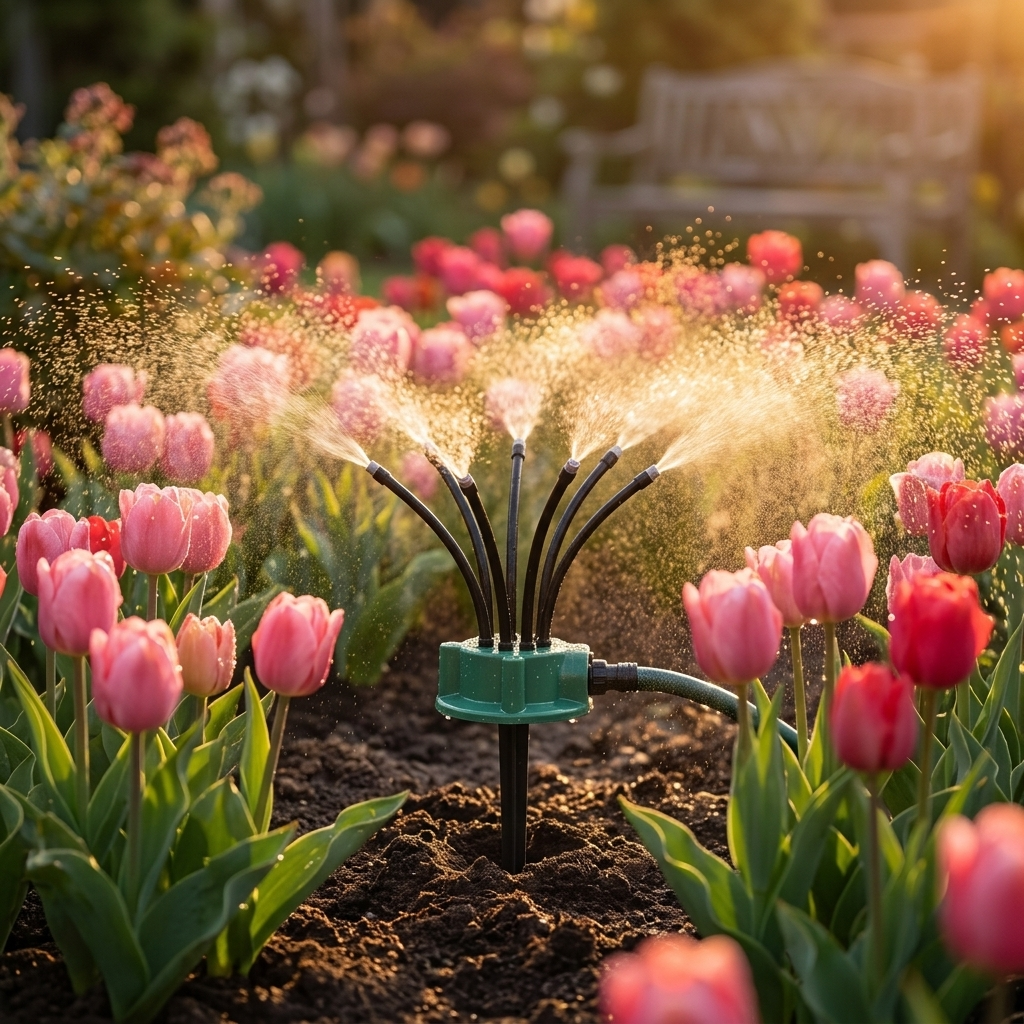 Aquava 360° Multi-Arm Garden Sprinkler - Elena Harper