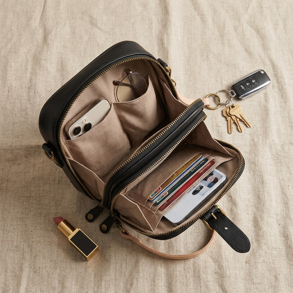 Carryn Organized Crossbody Bag with Card Slots - Elena Harper