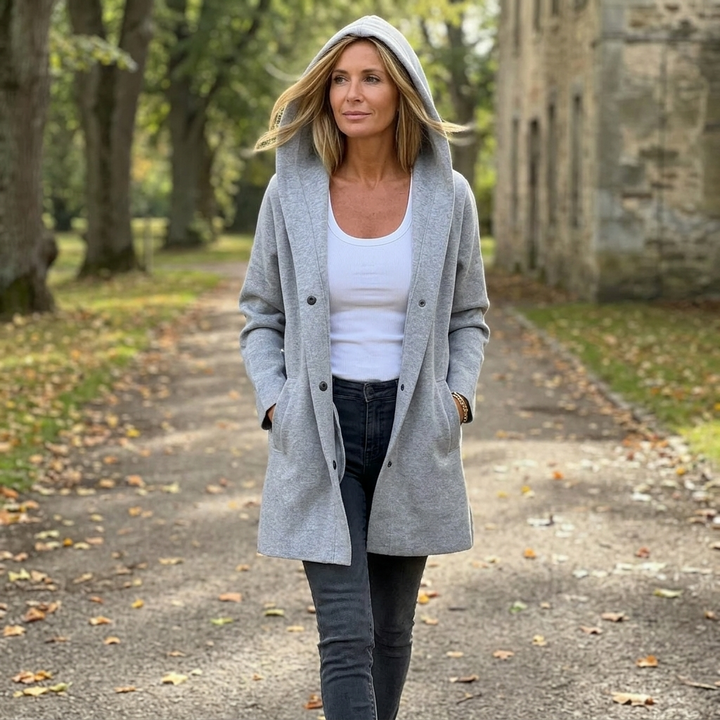 Covara Everyday Women's Hooded Cardigan - Elena Harper