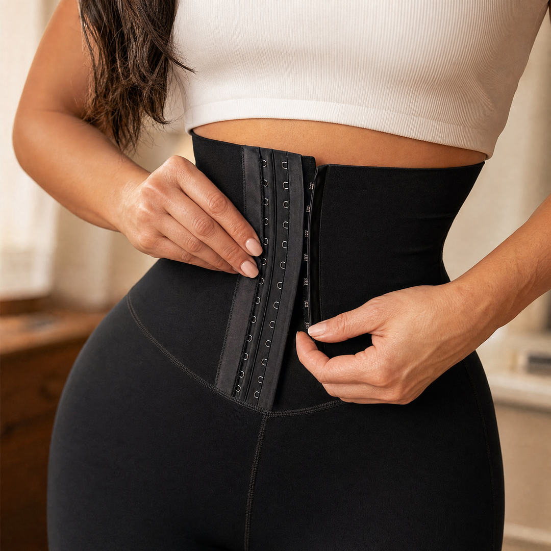 Cinchley Women's High-Waist Corset Leggings - Elena Harper